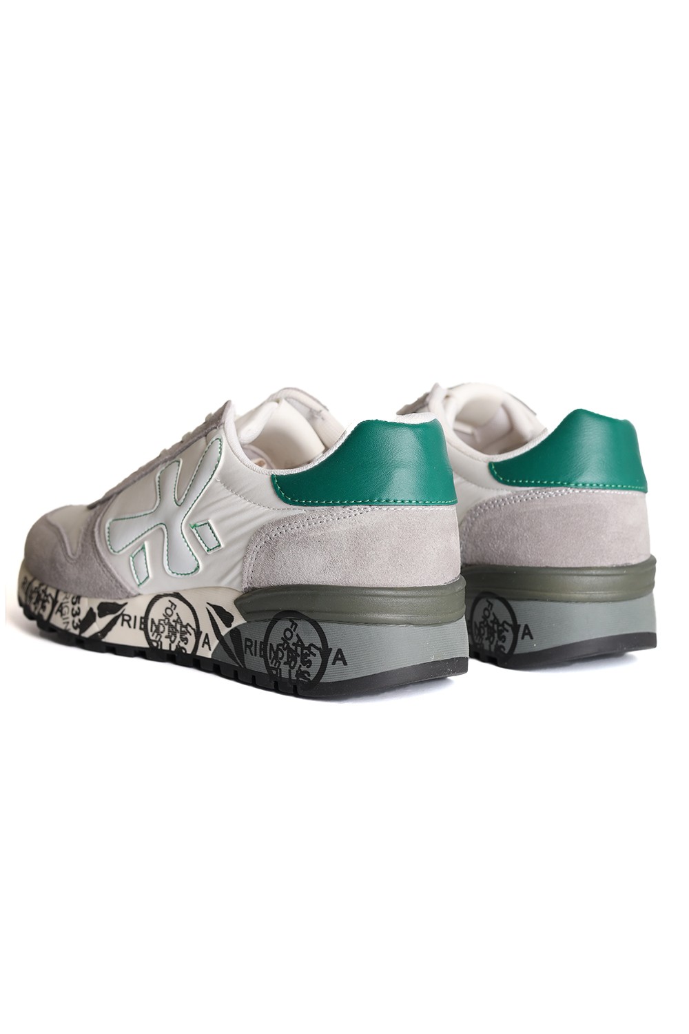 Kuum Markalı Micro Karışımlı Beyaz Erkek Sneaker