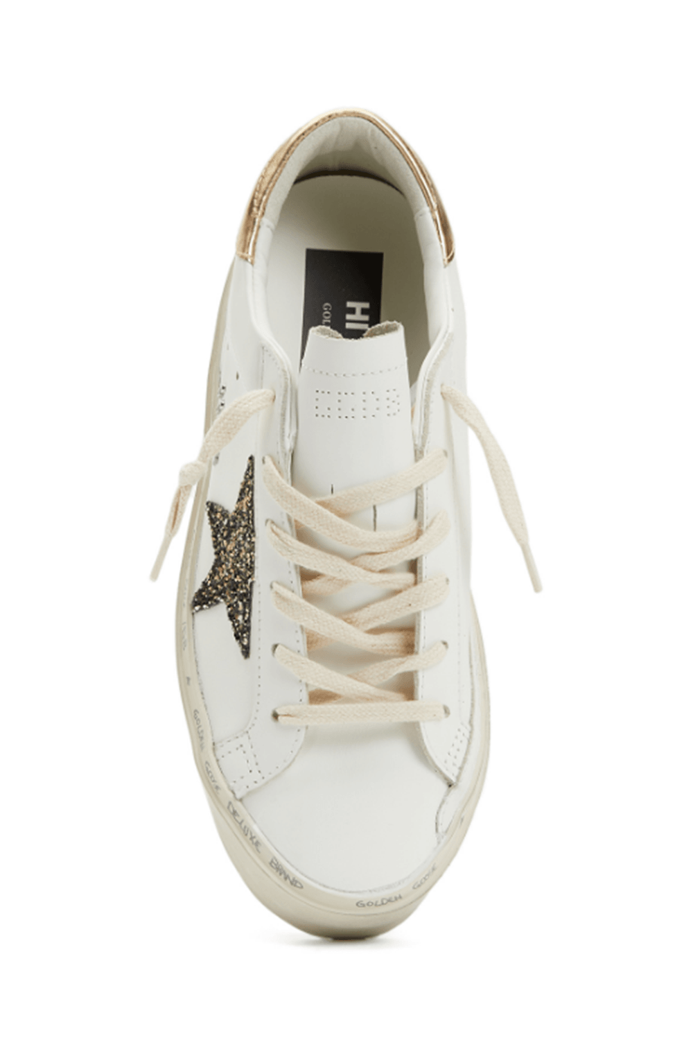 Golden Goose Beyaz Logolu Kadın Deri Sneaker