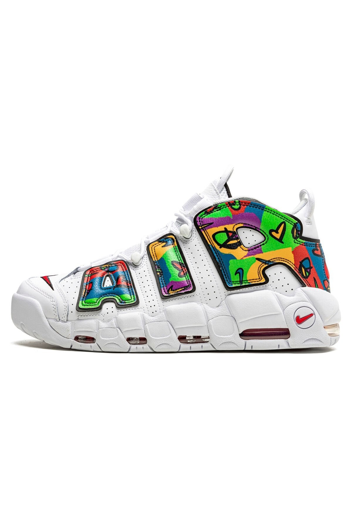 Nike Air More Uptempo Peace Love White/Multicolor N260