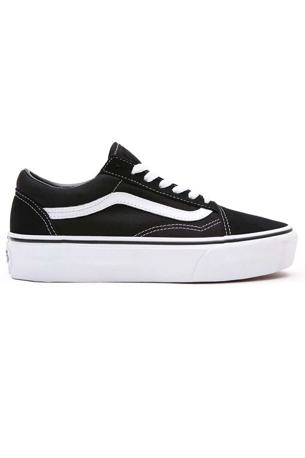 Vans Old Skool Platform Siyah Renk Kadın Ayakkabı V005