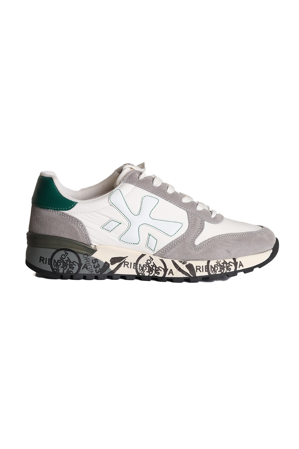 Kuum Markalı Micro Karışımlı Beyaz Erkek Sneaker