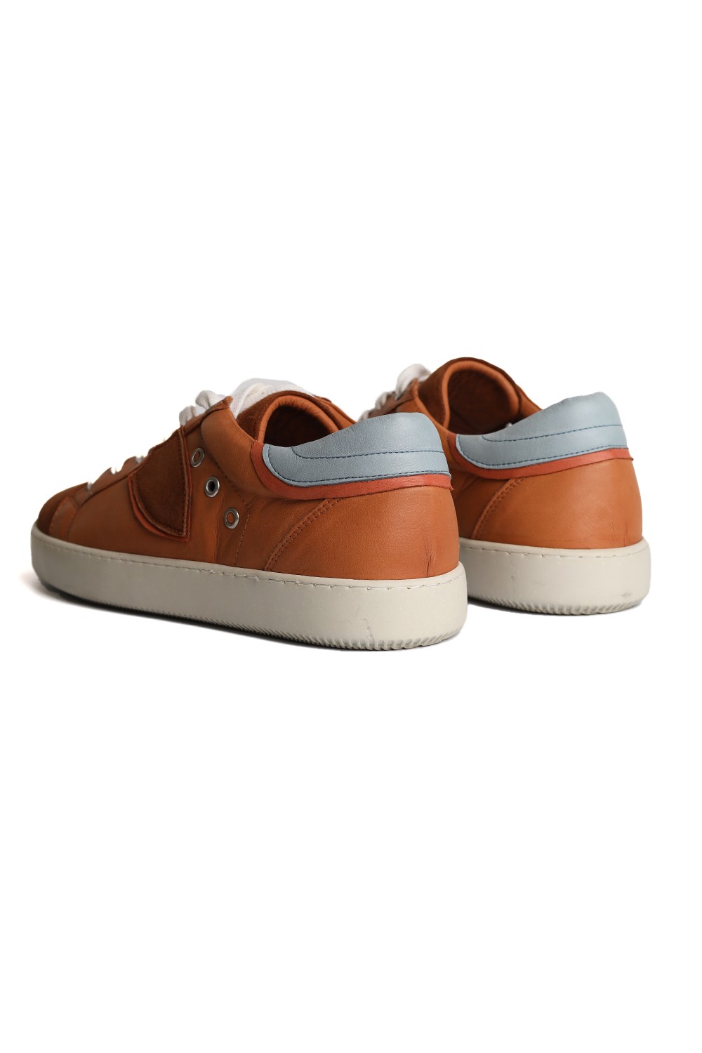 Hakiki Deri El Yapımı Ortapedik Tabanlı Taba Erkek Sneakers