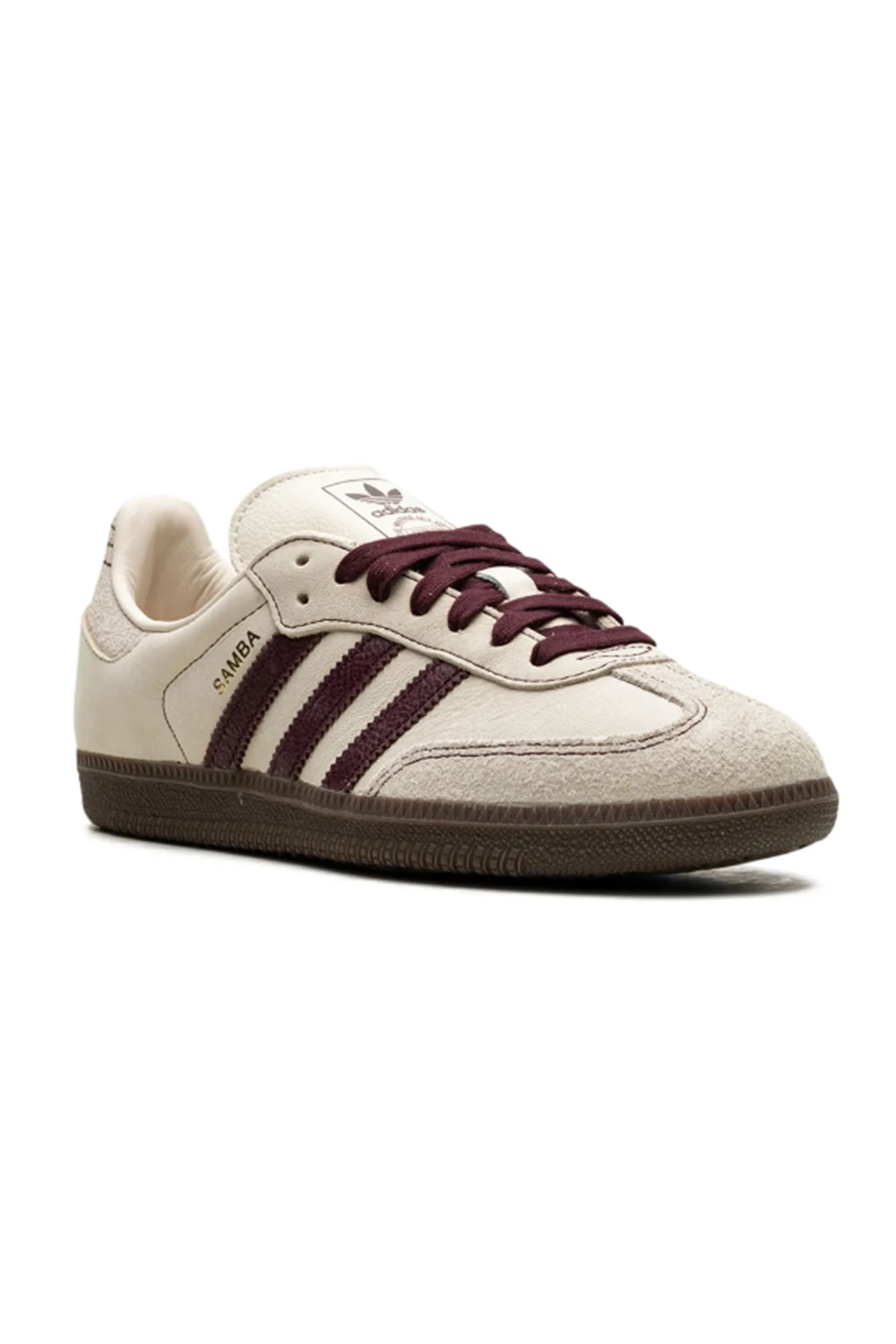 Samba OG "Wonder White/Maroon" Sneakers