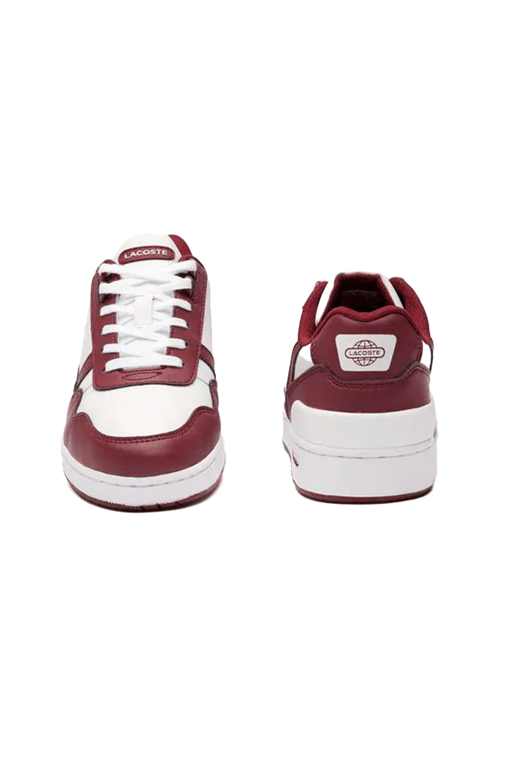 Lacoste T-Clip Erkek Çocuk Beyaz-Bordo Sneaker