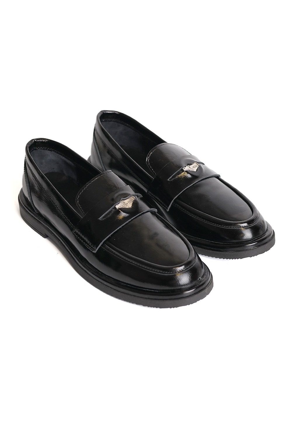 Hakiki Deri El Yapımı Kadın Loafer R003