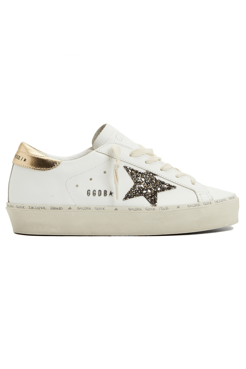 Golden Goose Beyaz Logolu Kadın Deri Sneaker