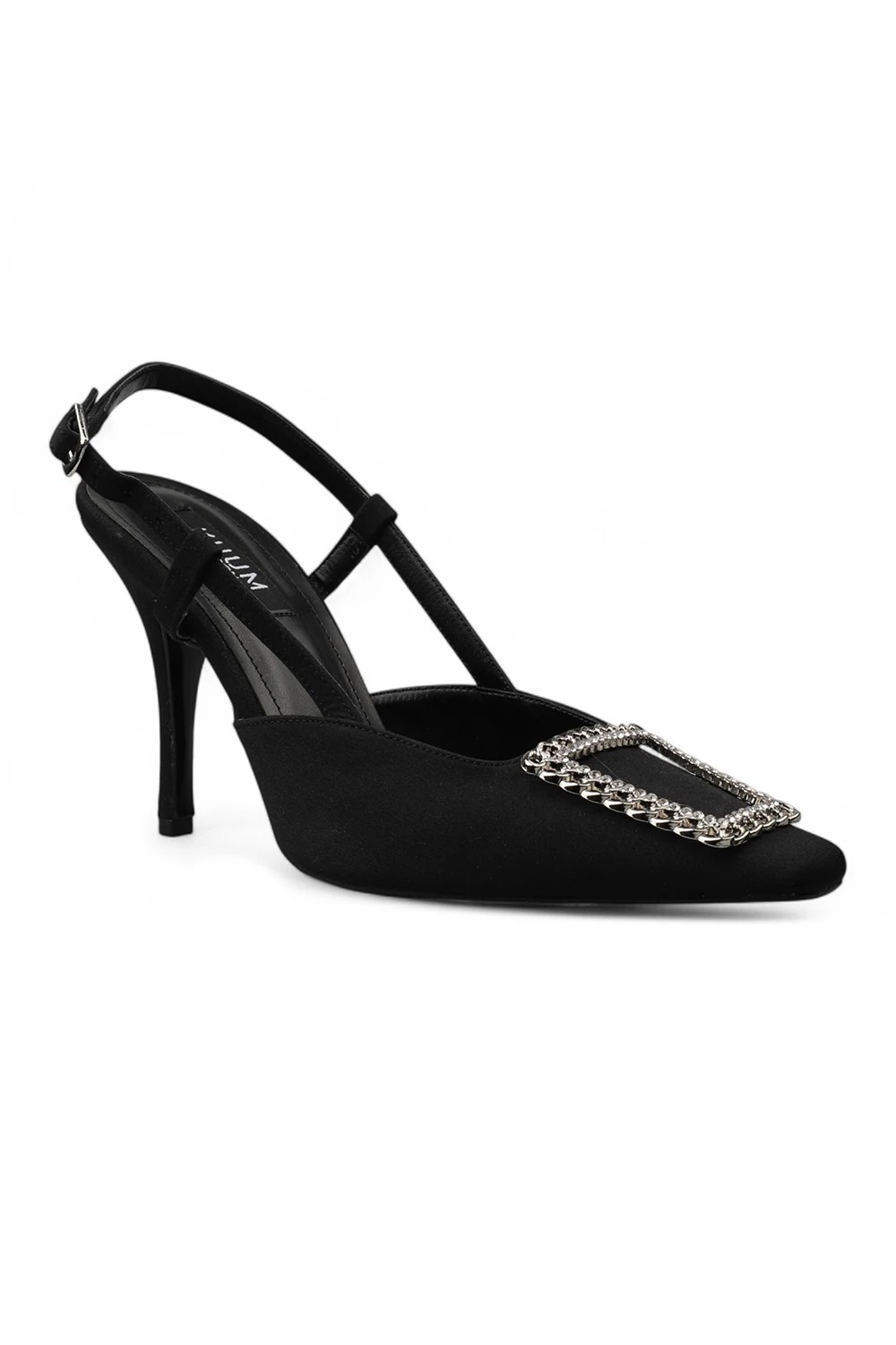 Arien Ön Metal Tokalı Kadın Siyah Stiletto K712936
