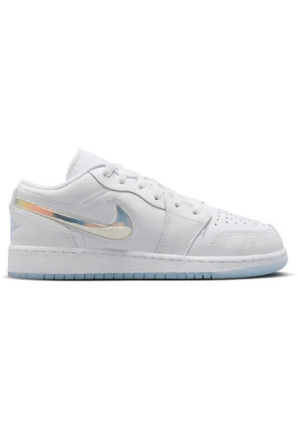 NIKE AIR JORDAN 1 LOW SE GS WHITE/ICE BLUE/SUMMIT WHITE