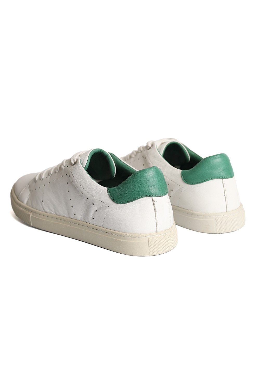 Hakiki Deri El Yapımı Ortapedik Tabanlı Erkek Sneakers