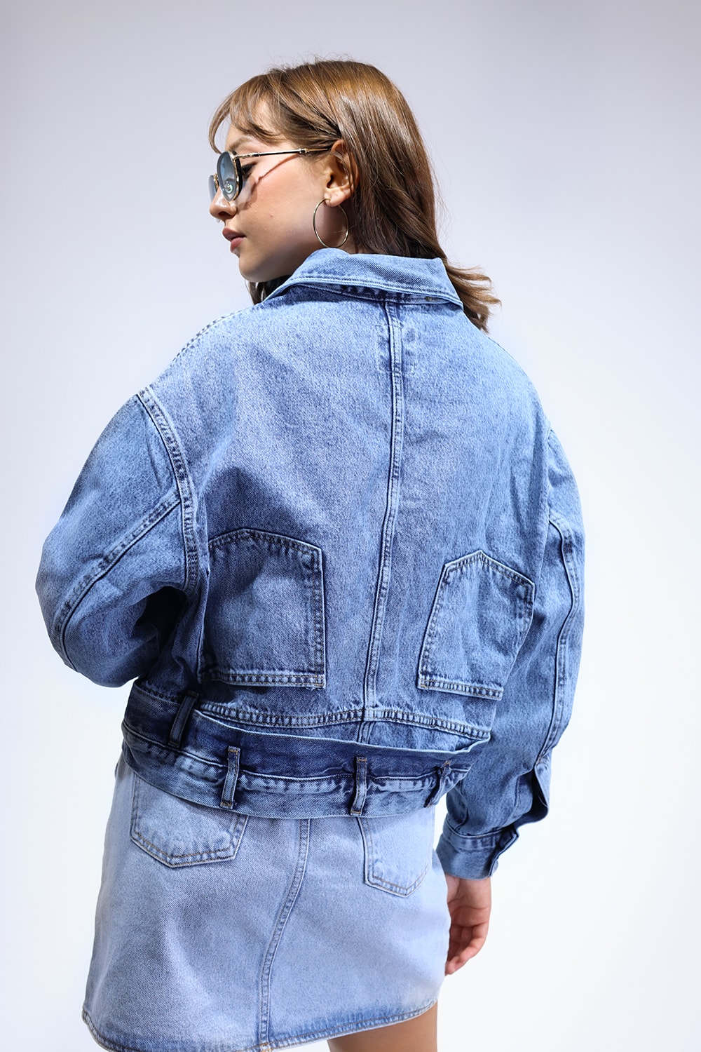 Quzu Marka Kadın Denim Mont