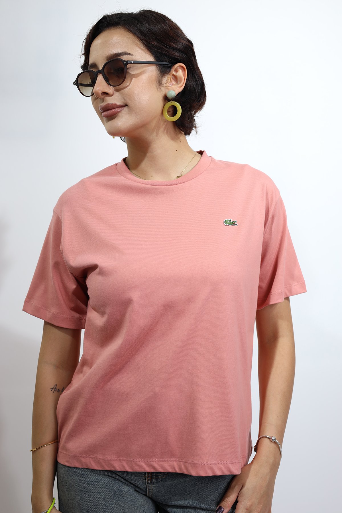 Kadın Relaxed Fit Pembe Kadın T-Shirt