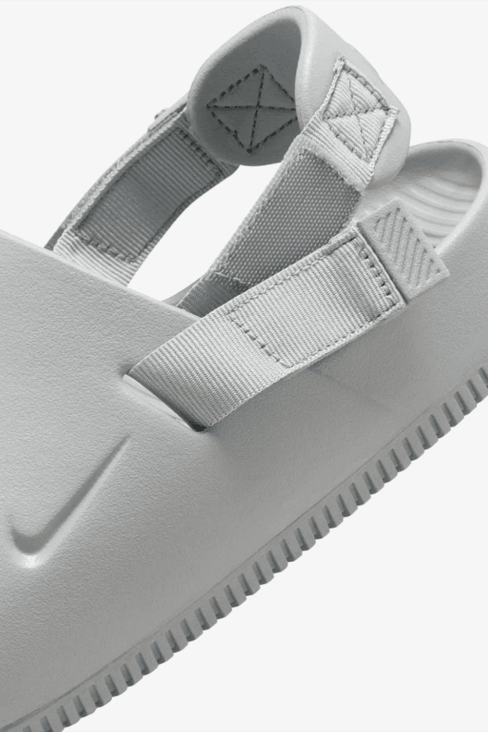 Nike Calm Mule Toe Part Closed Gri Erkek Terlik