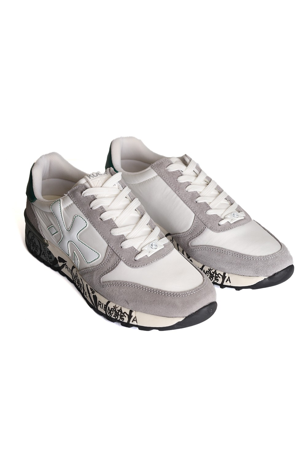 Kuum Markalı Micro Karışımlı Beyaz Erkek Sneaker