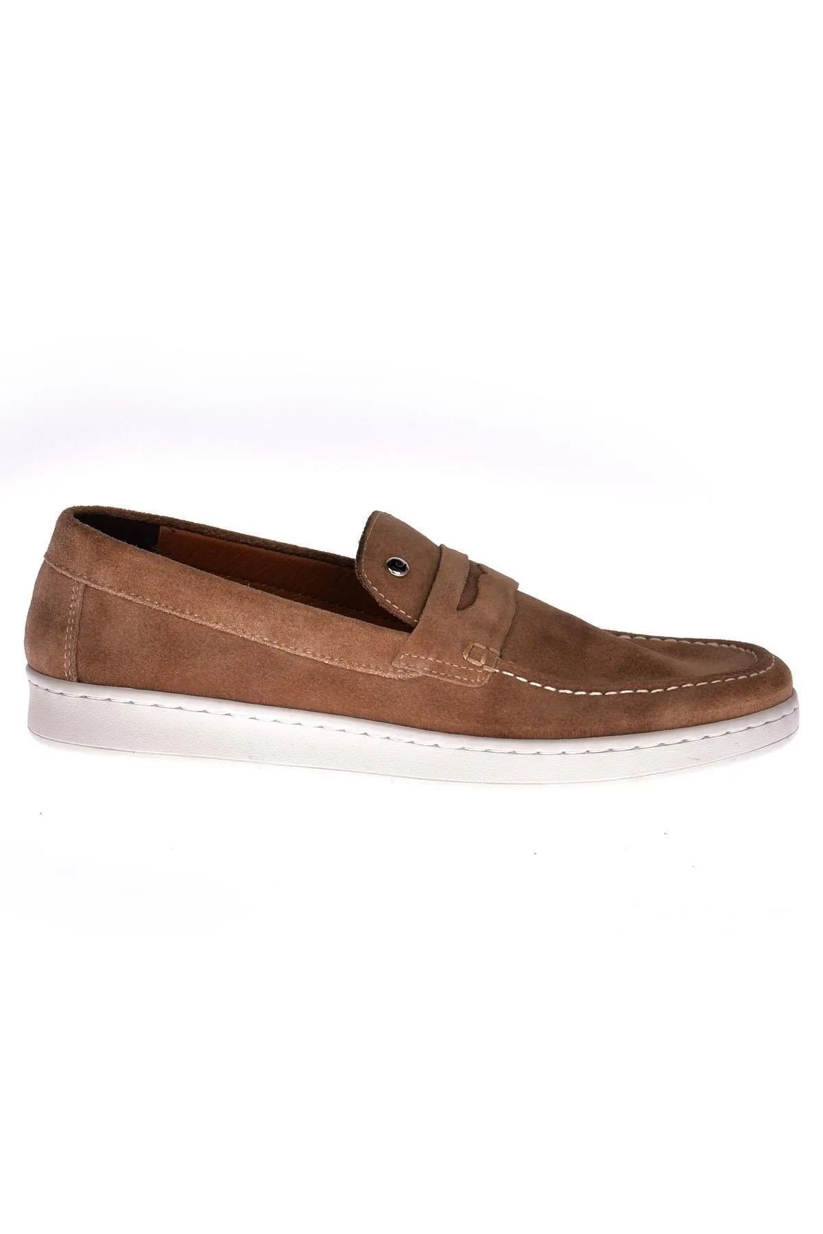 Pierre Cardin 41763 Hakiki Deri Taba Renk Erkek Loafer Ayakkabı