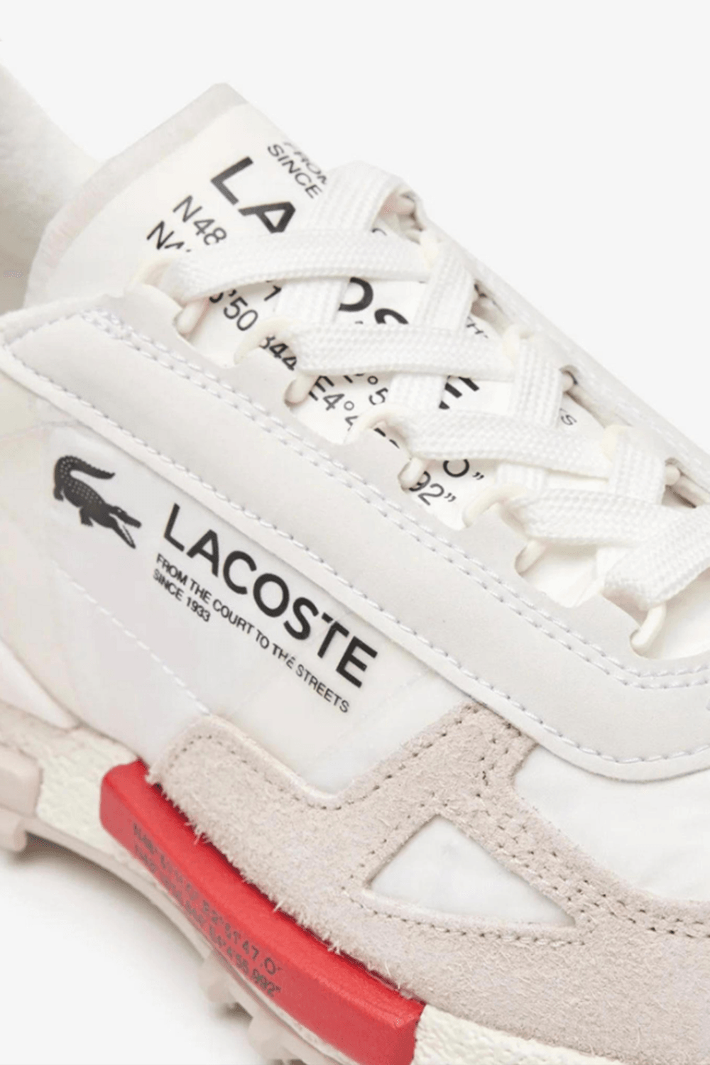 Lacoste Sport Elite Active Beyaz - Kırmızı