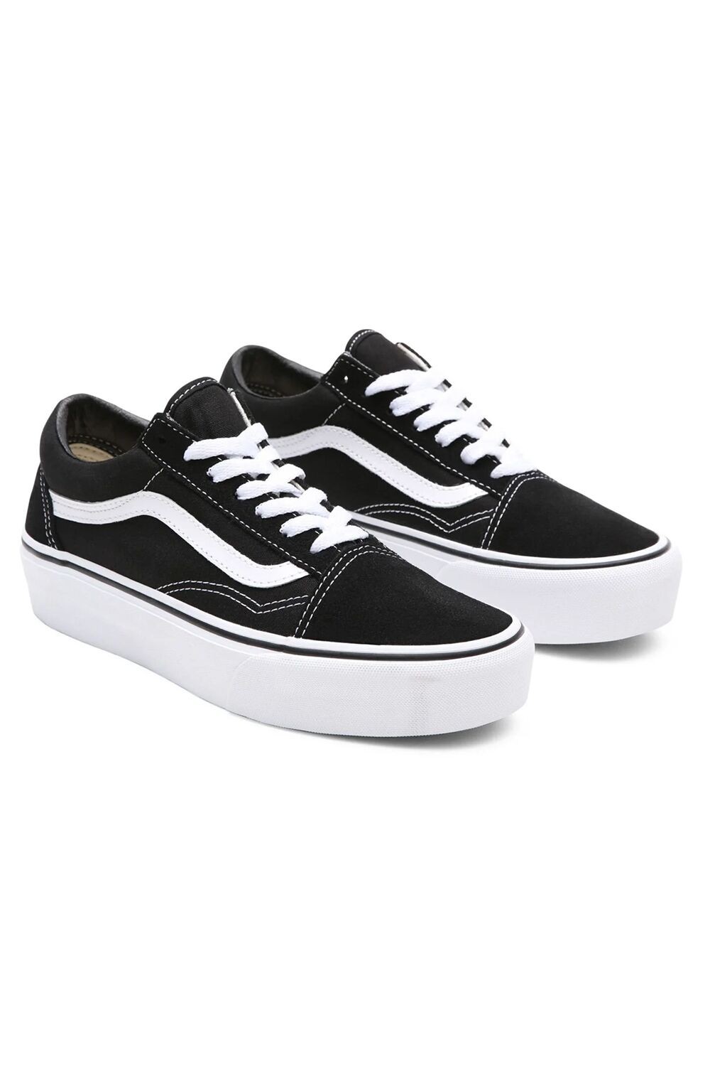 Vans Old Skool Platform Siyah Renk Kadın Ayakkabı V005