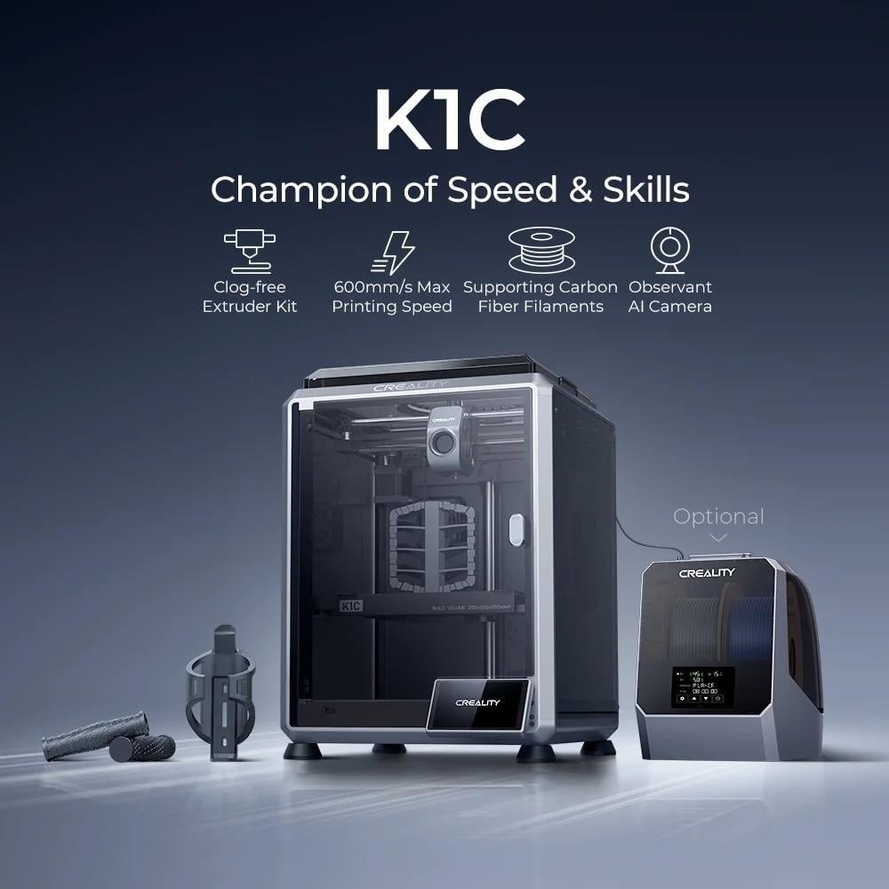 Creality New K1C Yüksek Hızlı 3D Yazıcı