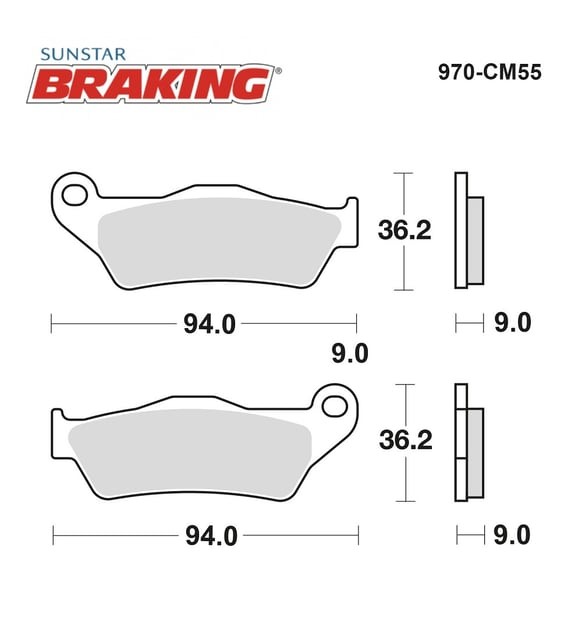 Brakıng Ön Fren Balatası Sinter 970cm55 Harley Davıdson Street 750 2014-2015