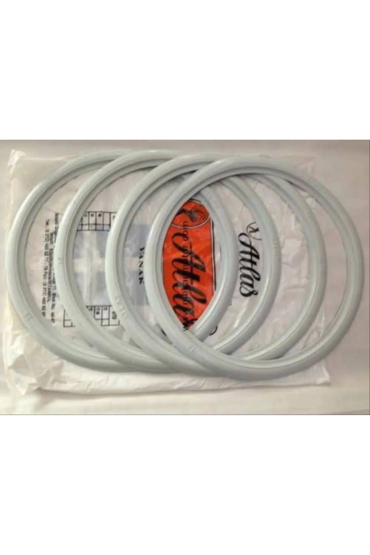 Atlas Marka 10 İnç Jant Lastik Yanağı Beyaz 4 Lü Set Yanak