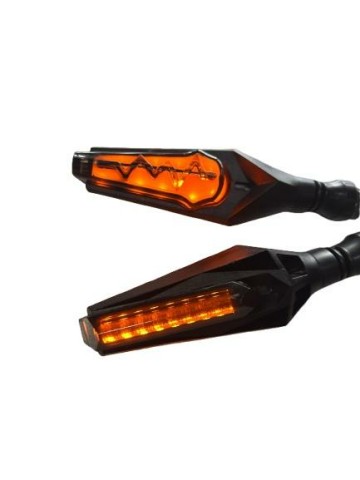  LED SİNYAL YILDIRIM KAYAR LEDLİ (SARI)