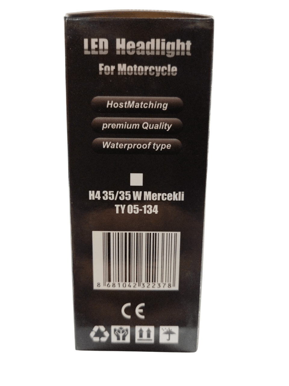 Motosiklet Ampülü 12v H4 Metal Mercekli Beyaz