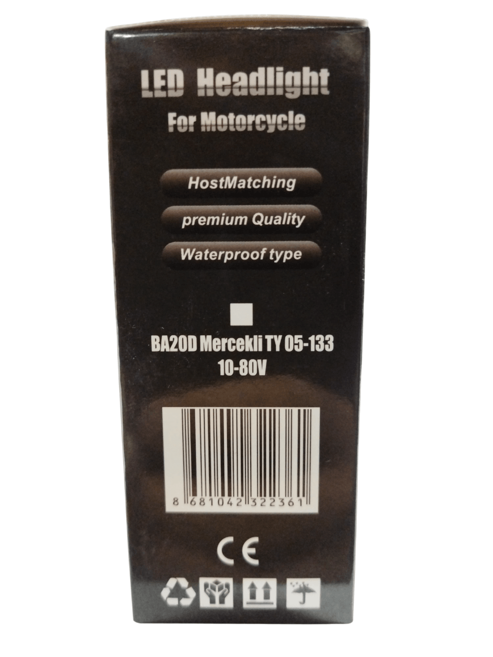 Motosiklet Ampülü 12v H4 Metal Mercekli Beyaz