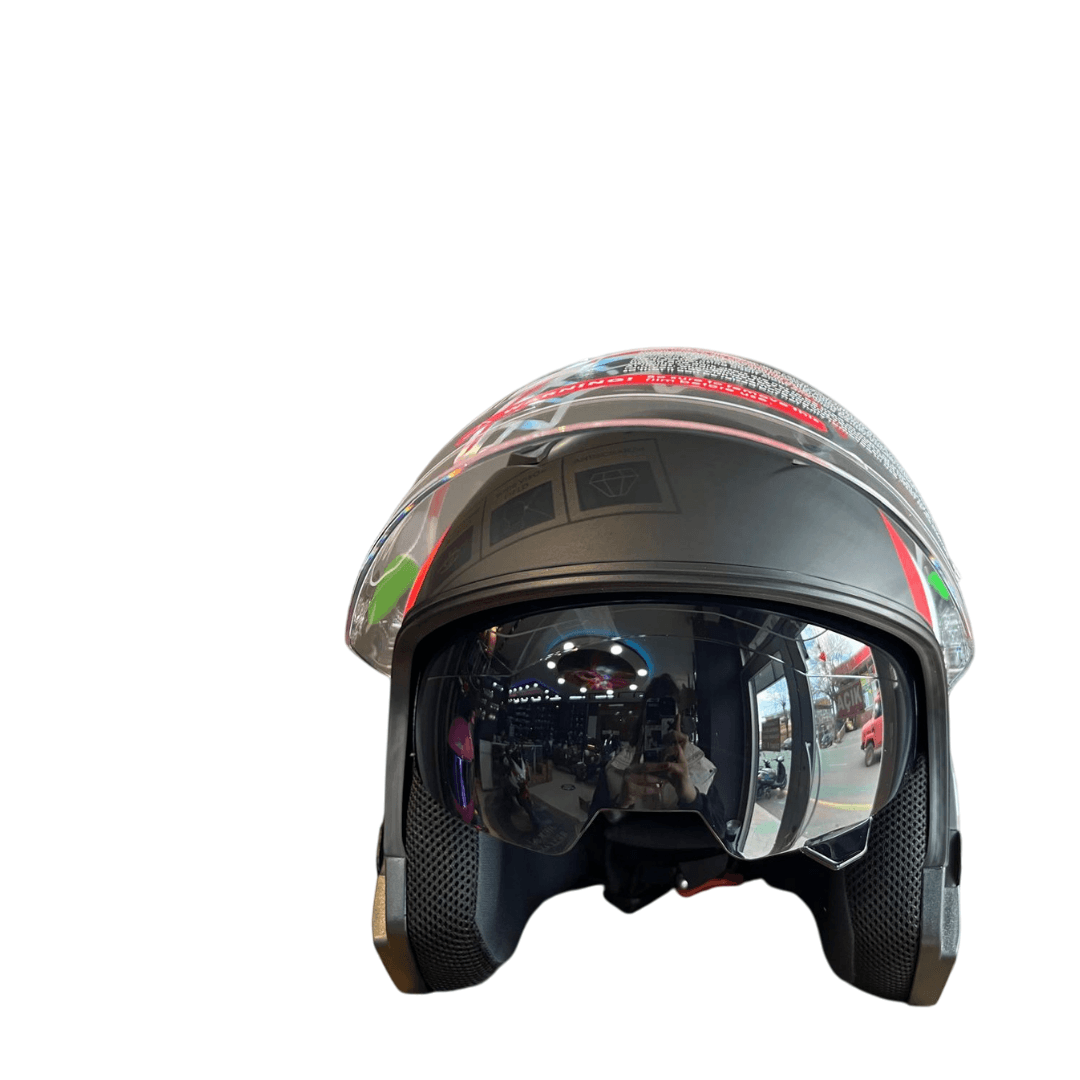 Jiekai Yarım Kask X1 Güneş Vizörlü