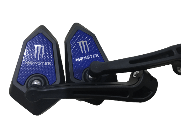 Motosiklet Üniversal Monster Gidon Aynası (Mavi)