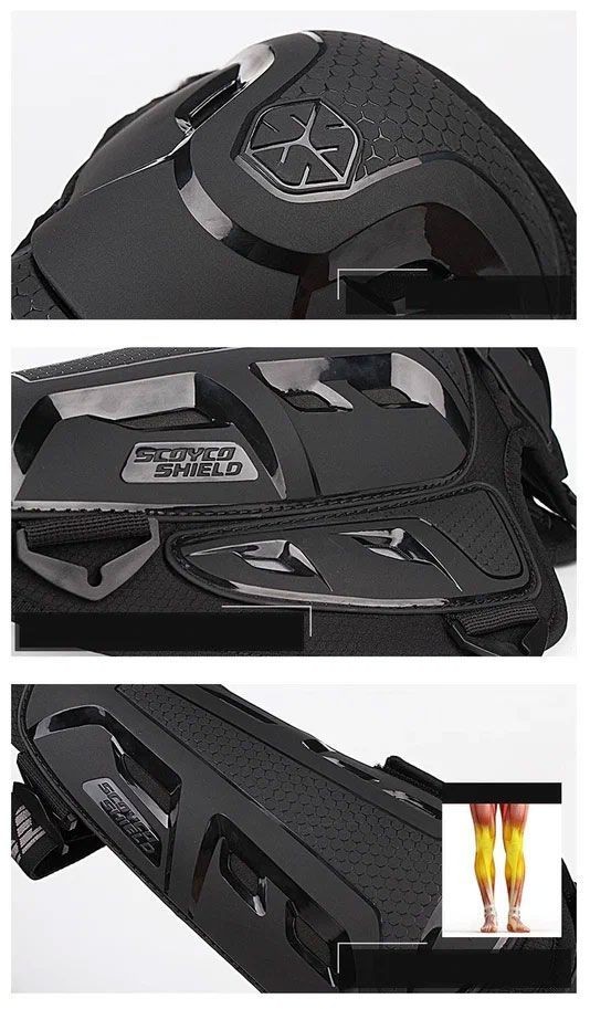 Scoyco K26 Motosiklet Mafsallı Dizlik