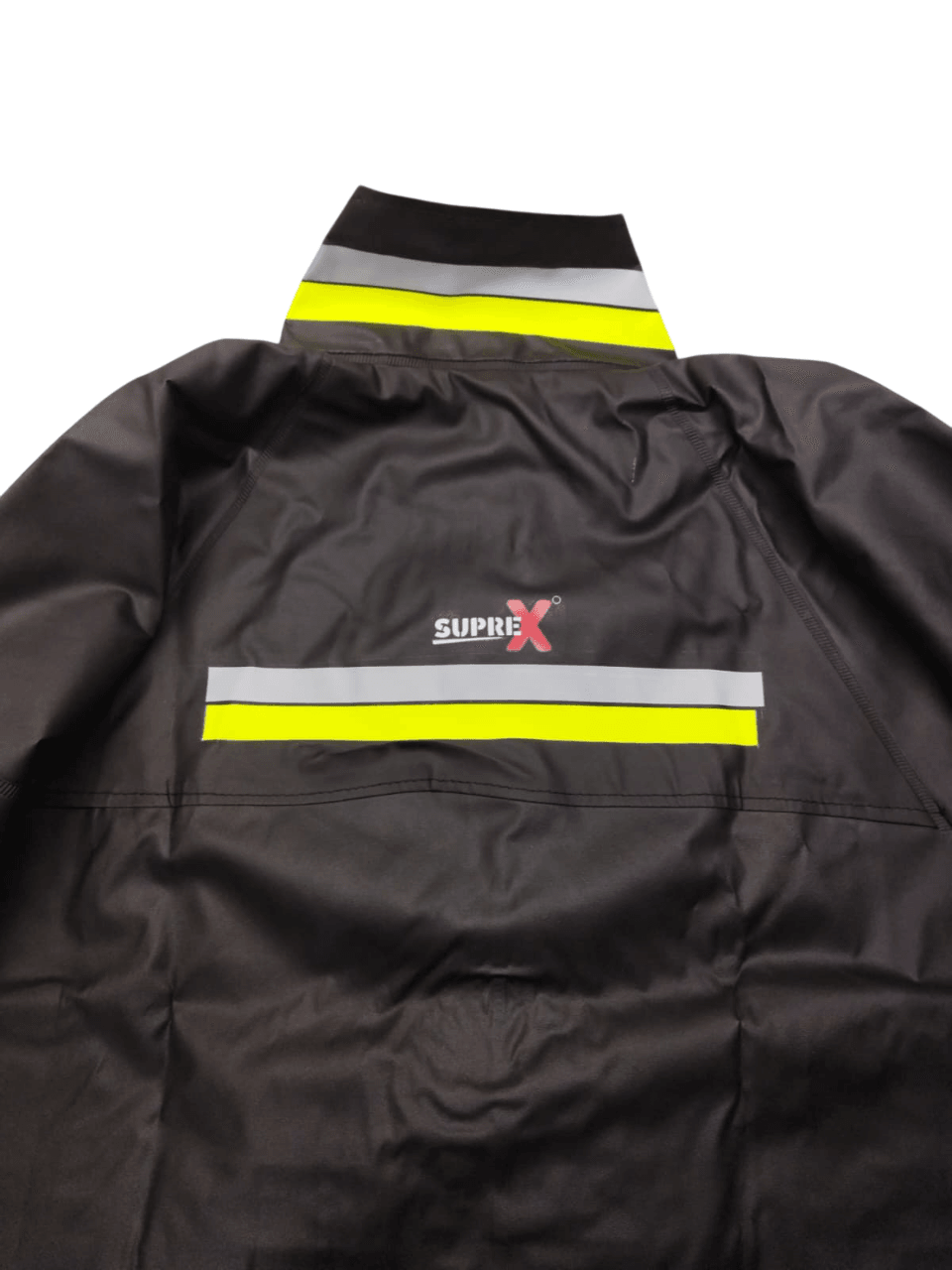 Suprex Pvc Kurye Yağmurluk Siyah Takım