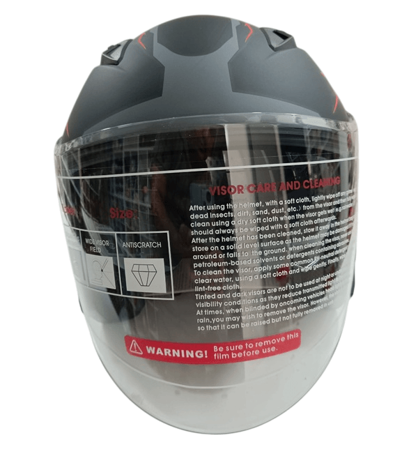 Jiekai Yarım Kask G1 Güneş Vizörlü