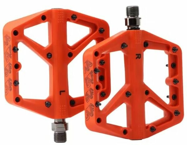 Bisiklet Çivili Platform Pedal Rulmanlı Turuncu