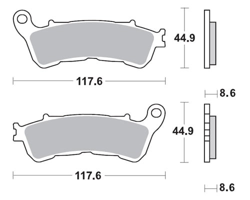 Braking Honda Cbf 1000 Ön Fren Balatası Sinterli 910CM55