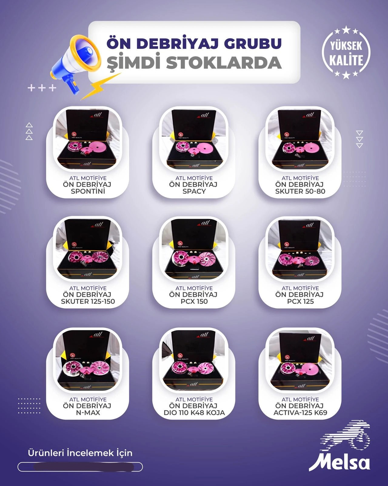 Honda Dio Performans Ön Debriyaj ( Varyatör ) (atl)