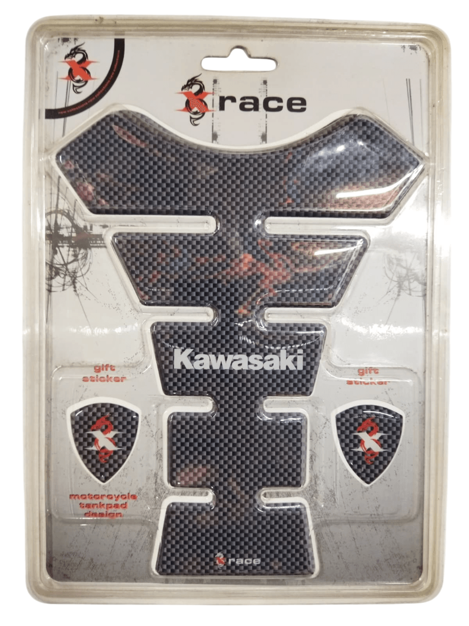 Tex Kawasaki Universal Karbon Desenli Tankpad