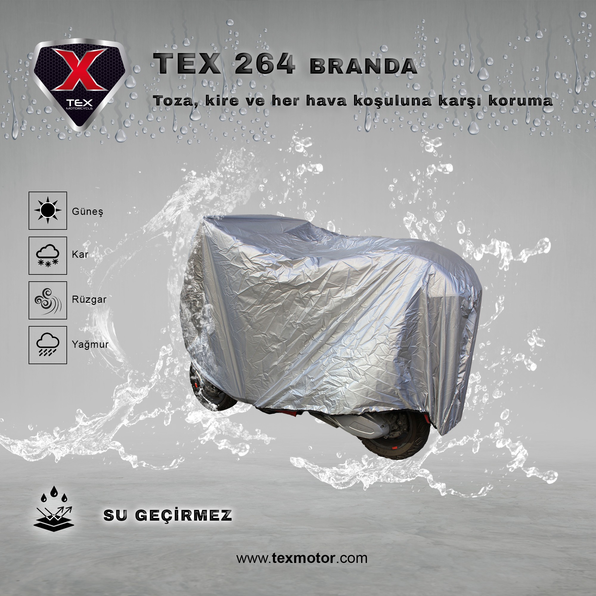 Tex 264 Motosiklet Brandası