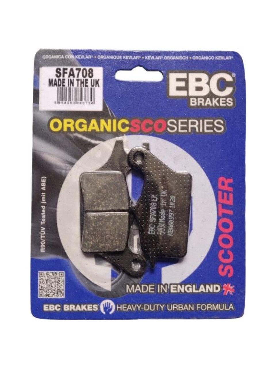 Ebc Sfa708 Honda Dio Ön Fren Balatası Organik