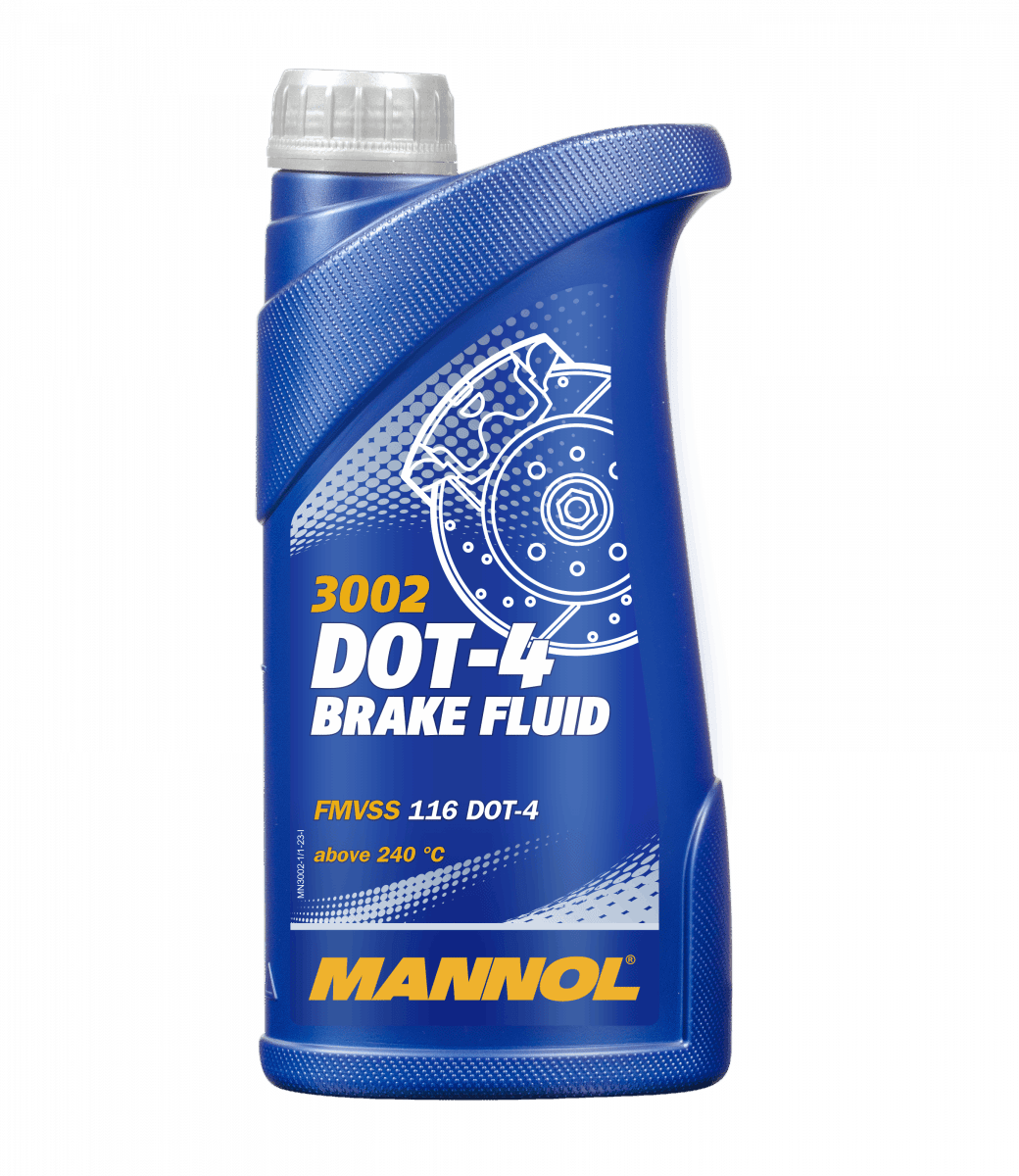 Mannol 3002 Hidrolik Fren Yağı DOT-4