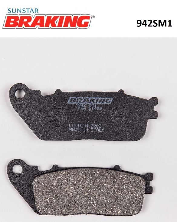 Braking Honda Crossrunner 800 Arka Fren Balatası Yarı Metalik (942SM1)