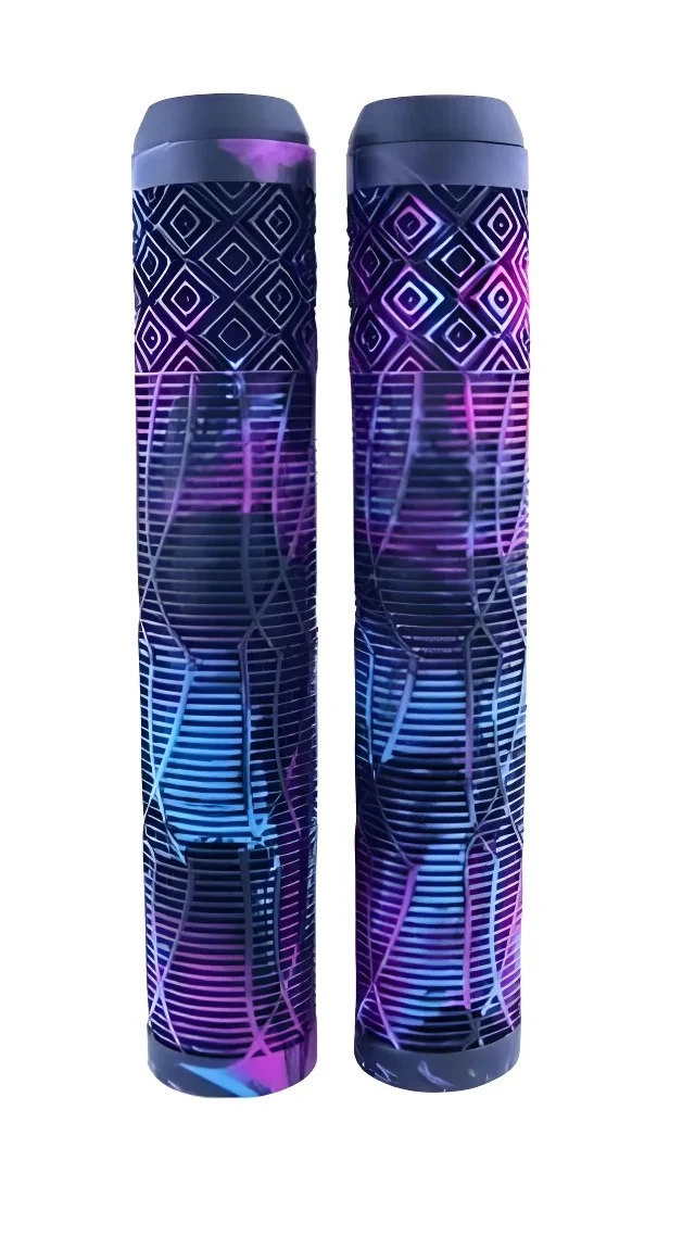 Bmx 165 Mm Çok Renkli Silikon Freeride Elcik Uzun Elcik – Mor