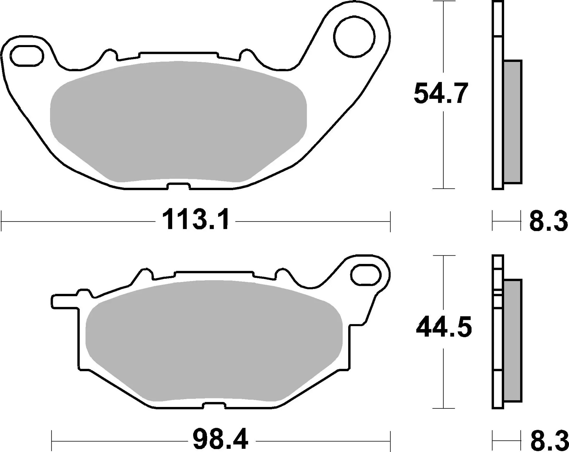 Brembo Karbon Seramik (07YA52CC) MT-25 R-25 MT-03 R3 Ön Fren Balatası 