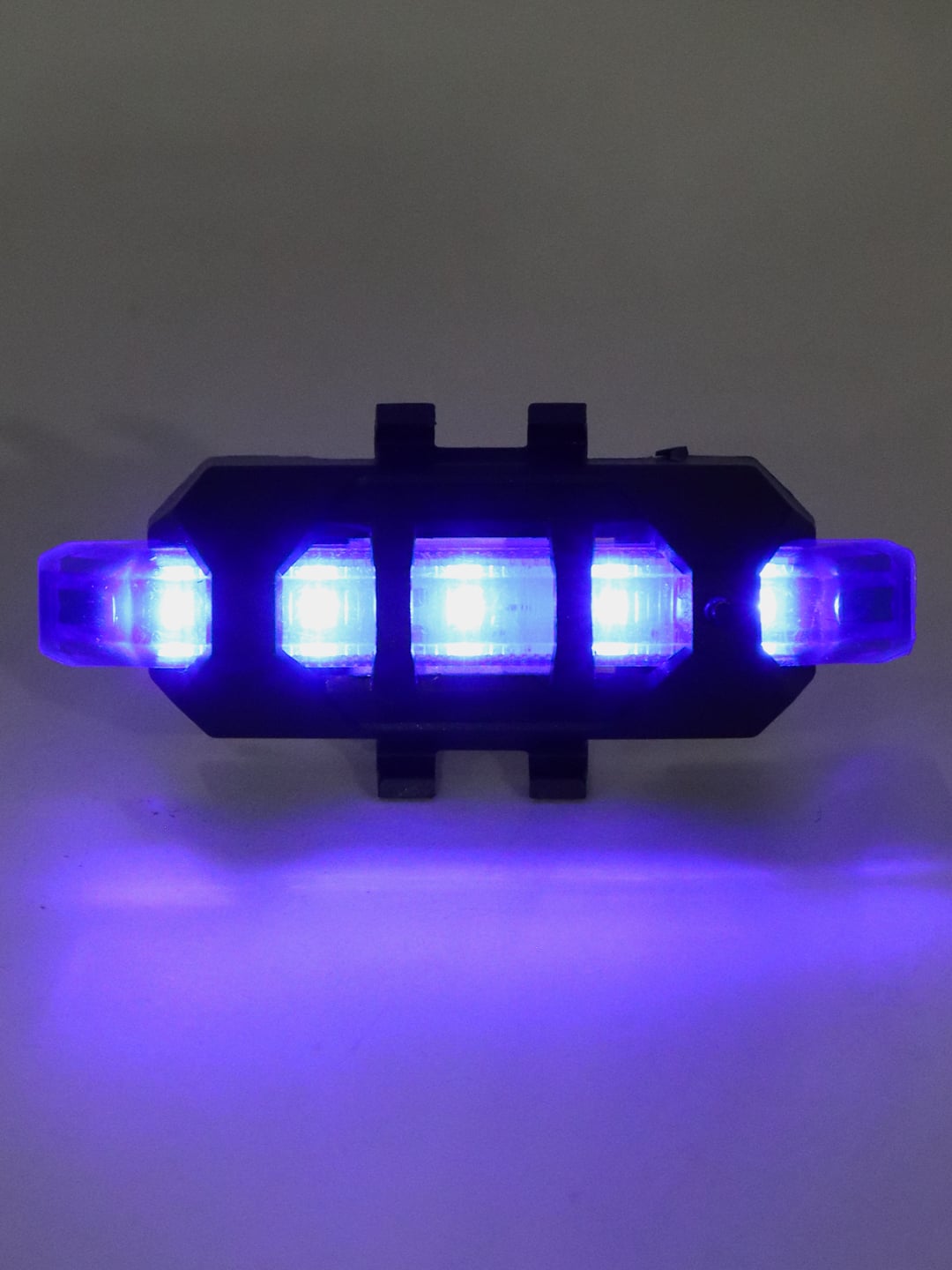 Bisiklet Arka Stop Lambası/Usb Şarjlı 4 Modlu Çakar Lambası Mavi
