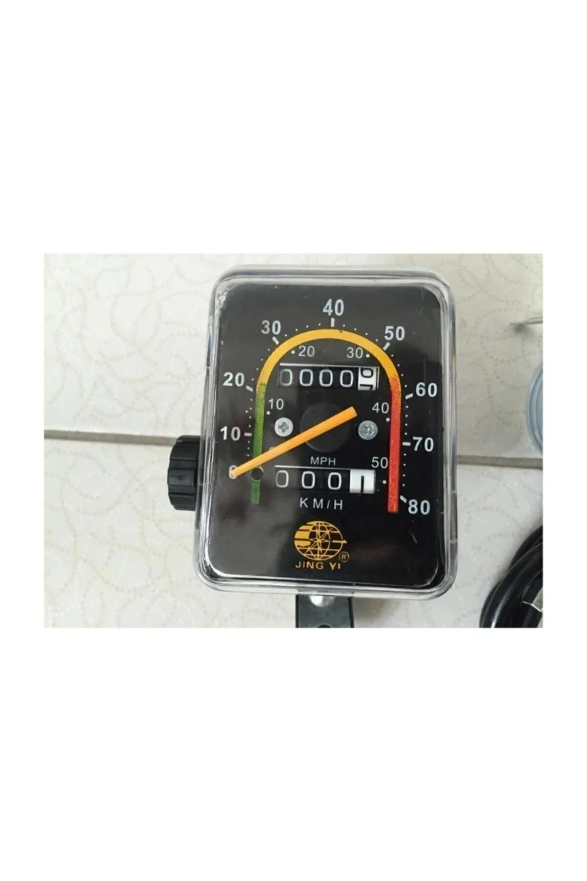 Bisiklet Analog İbreli Kilometre Mekanik İbre Km Hız Göstergesi