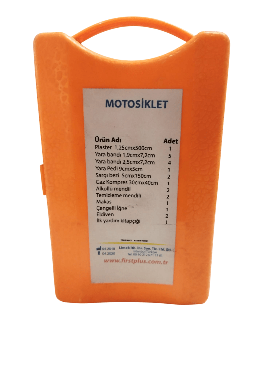 Motosiklet Bisiklet First Plus İlk Yardım Seti