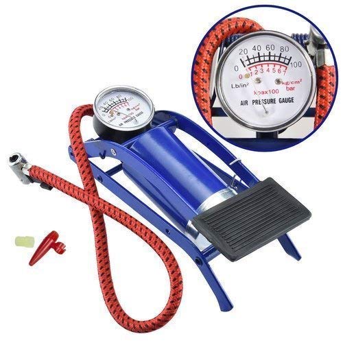 Bisiklet Motosiklet Göstergeli Ayak Pompası Top Pompası Lastik Pompası