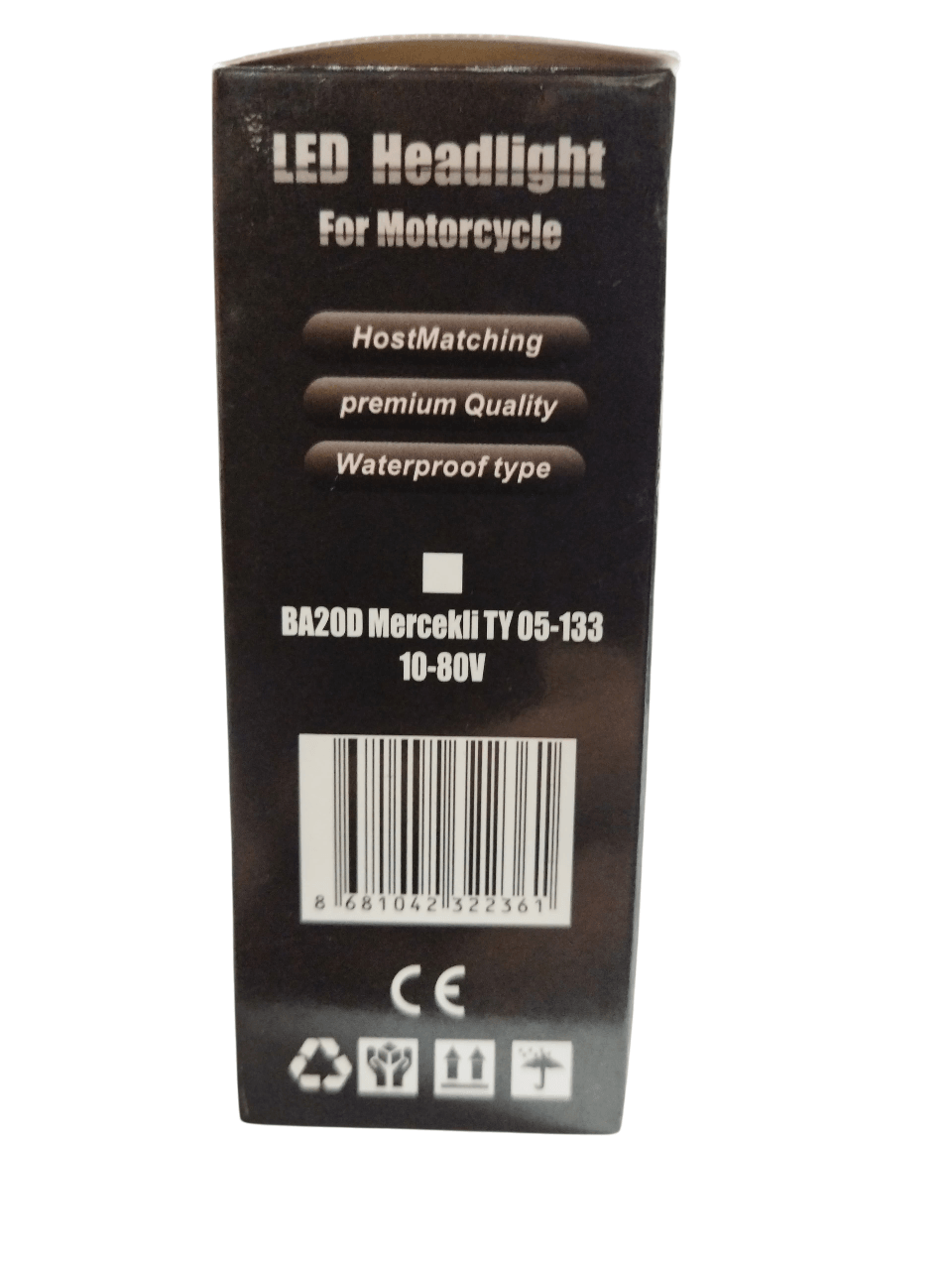 Motosiklet Ampülü 12v Bosch Tipi Metal Mercekli Beyaz