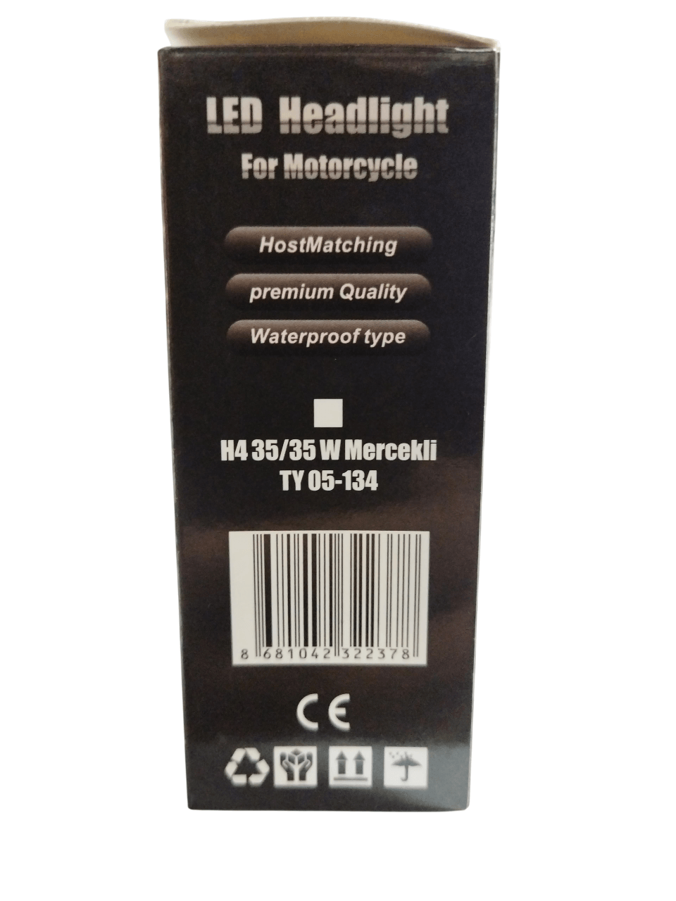 Motosiklet Ampülü 12v Bosch Tipi Metal Mercekli Beyaz
