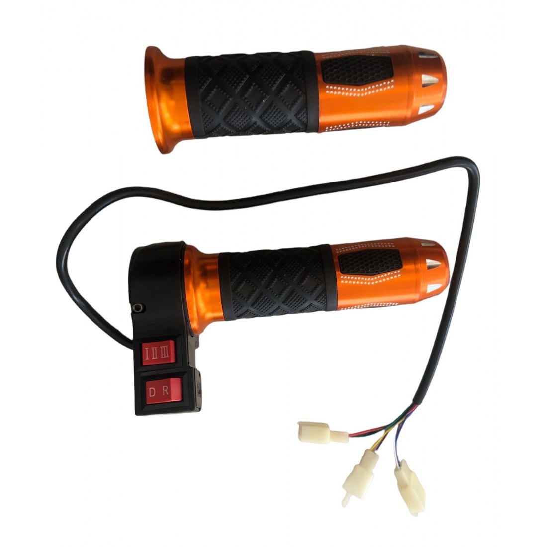 E-Bike Gaz Kolu (Takım) (3 Vites/İleri-Geri)  - Kırmızı