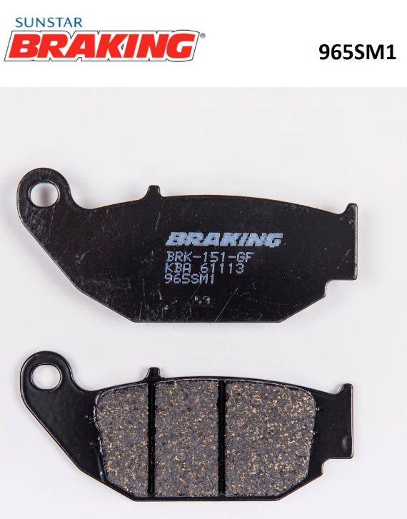 Braking Honda Crf 250 RL Arka Fren Balatası Yarı Metalik (17/21) (965SM1)