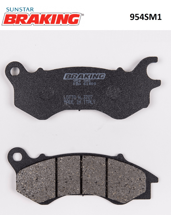 Braking Yarı Metalik Ön Fren Balatası Honda Pcx 125 2010-2017 (954SM1)